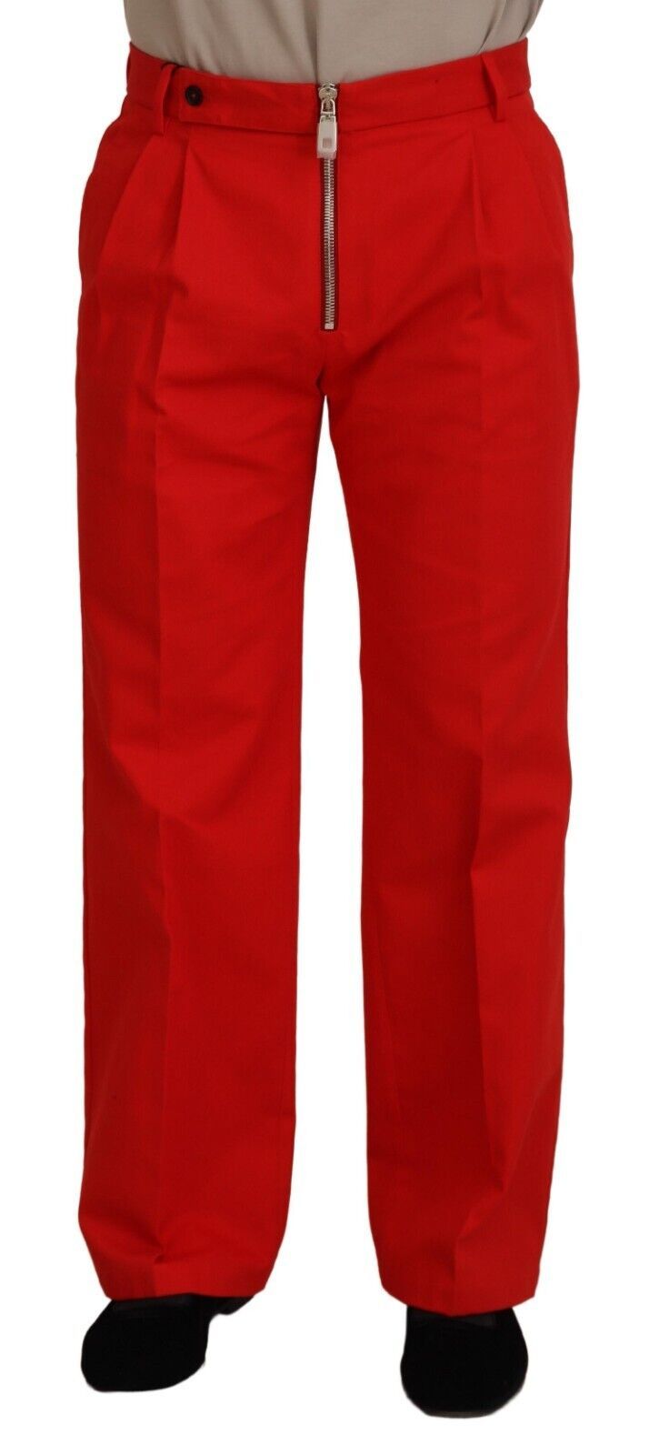 Impresionantes pantalones rojos de algodón Mainline