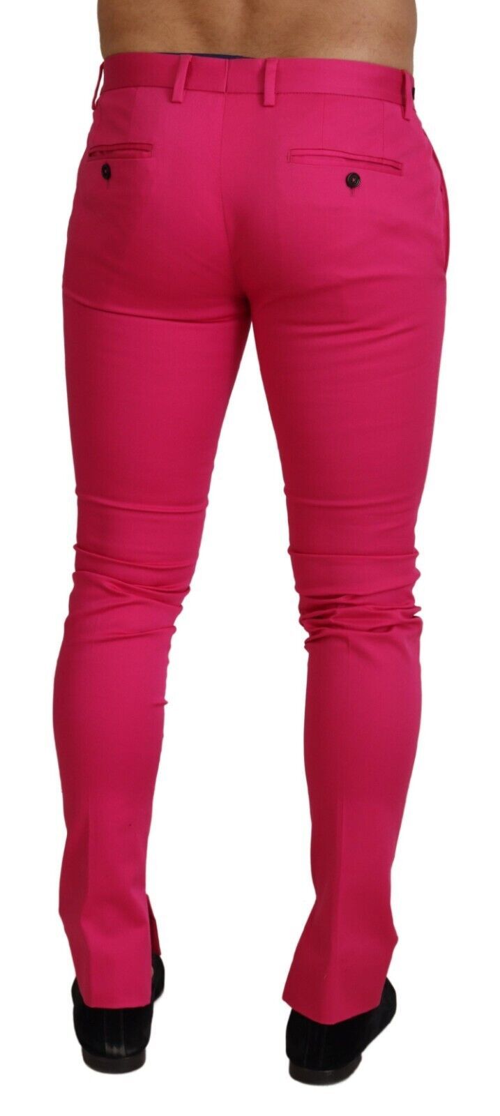 Pantalón rosa chic de mezcla de algodón