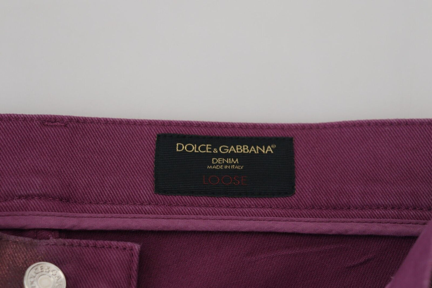 Pantalón Elegante De Algodón Magenta