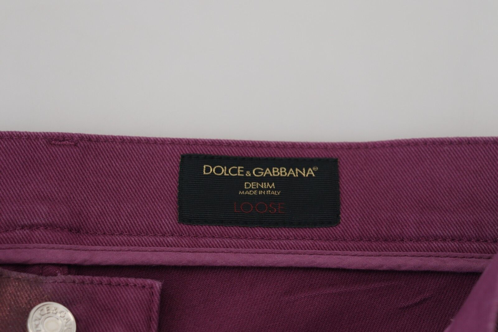 Pantalón Elegante De Algodón Magenta