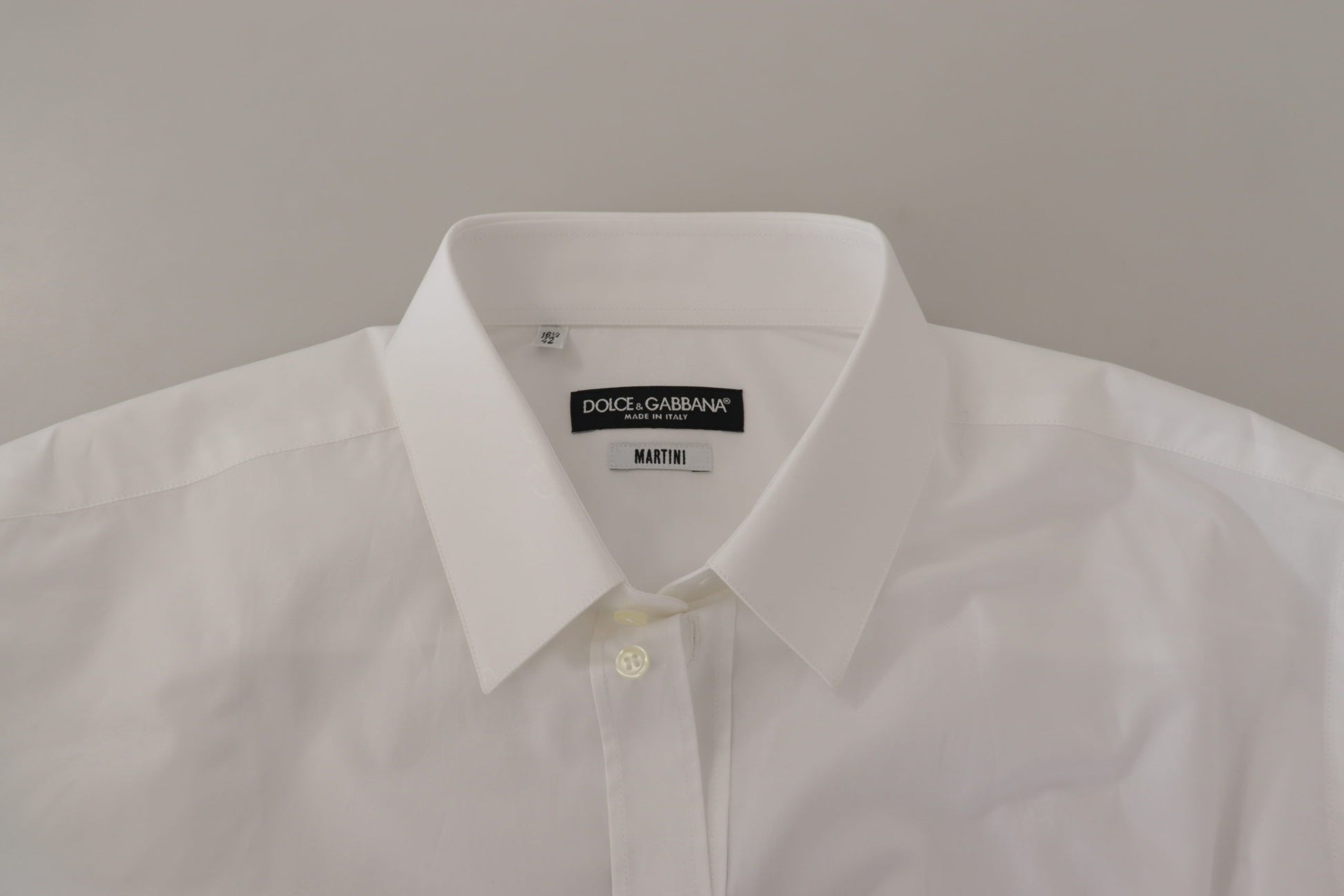 Camisa de vestir Martini blanca elegante y ajustada