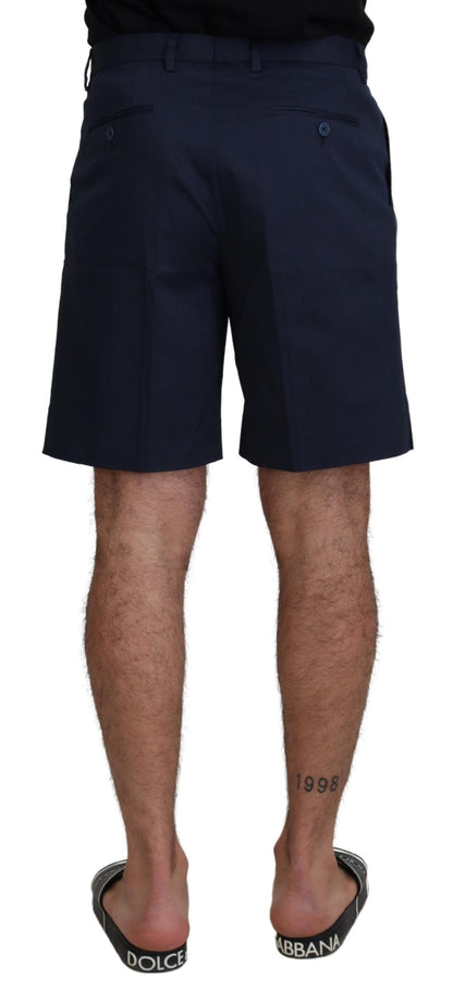 Elegante blauwe chinoshort