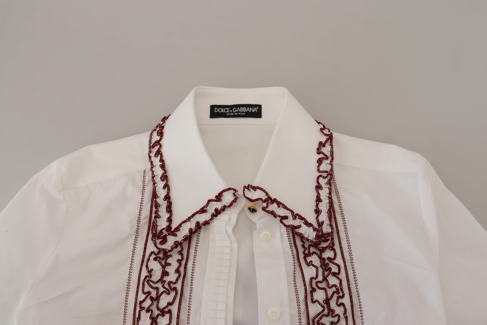 Elegante polo de algodón blanco