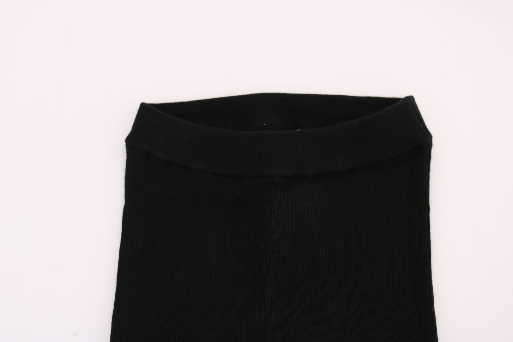 Pantalones elegantes de cachemira negros