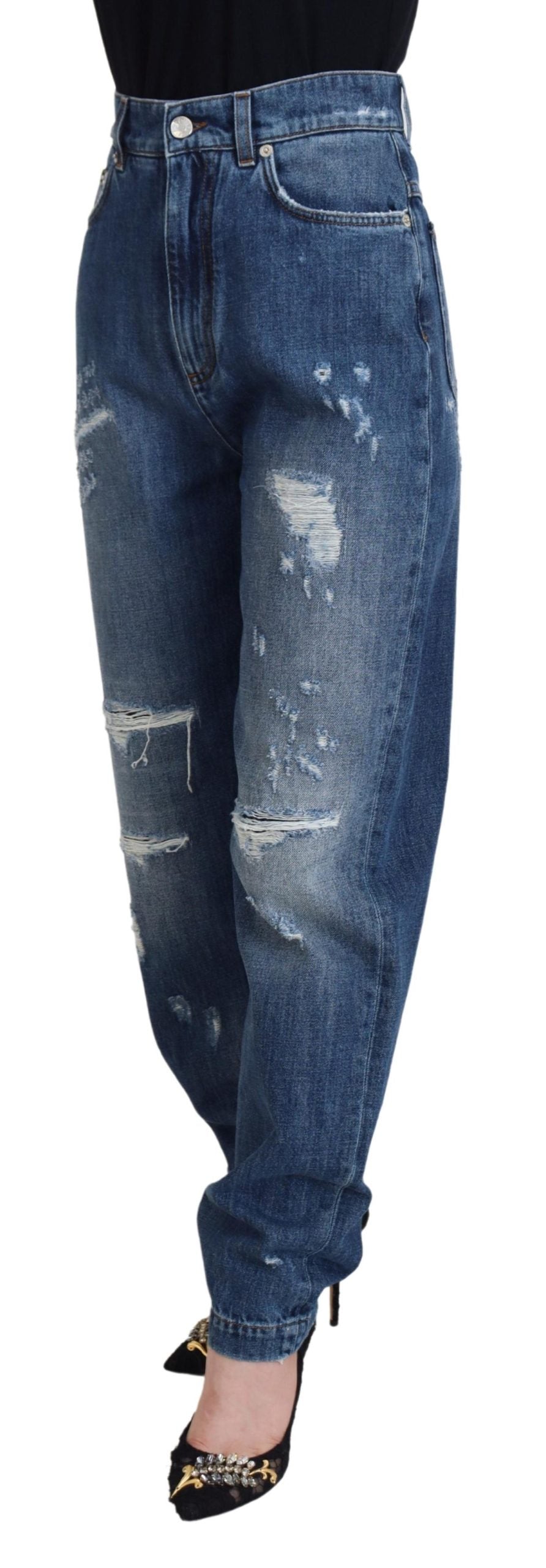 Elegante gescheurde denimjeans