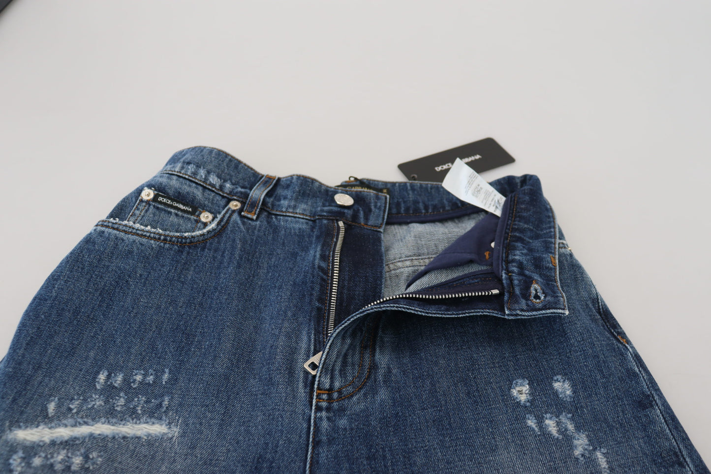 Elegante gescheurde denimjeans