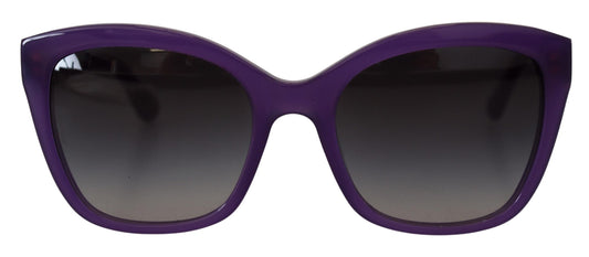 Elegantes gafas de sol con lentes degradados de color morado