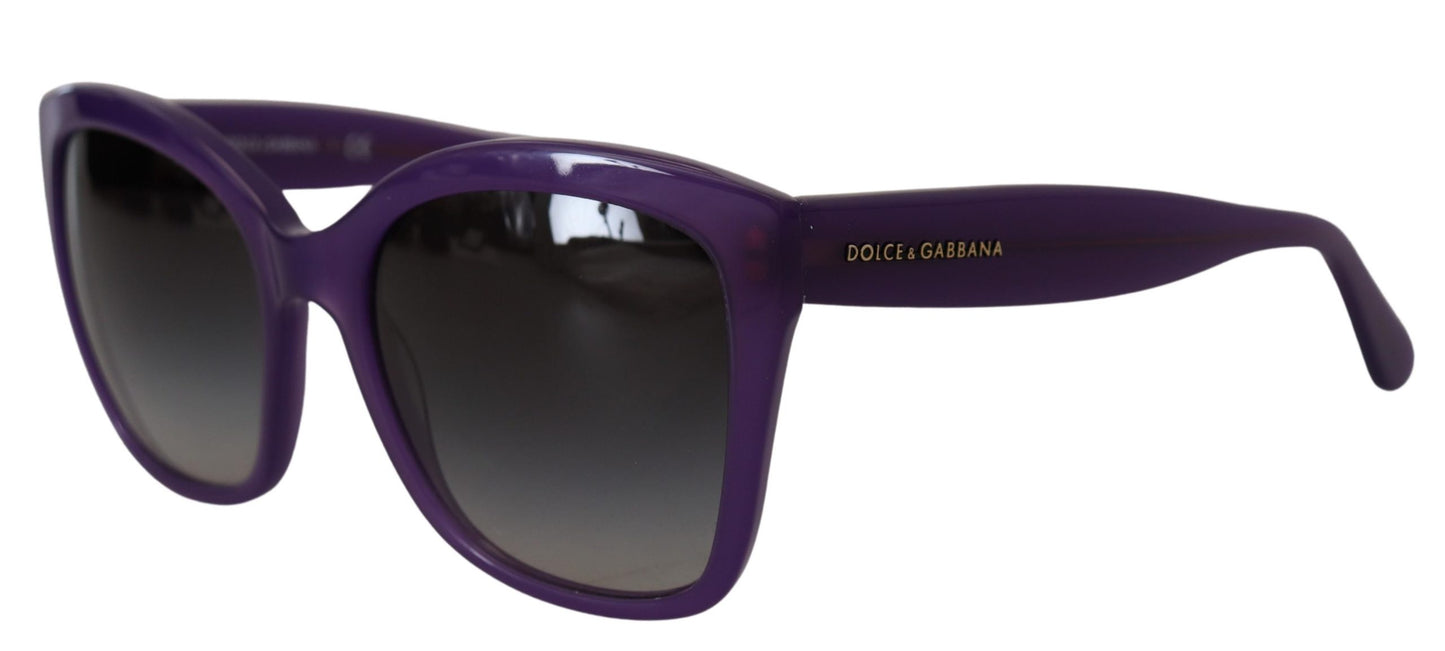 Elegantes gafas de sol con lentes degradados de color morado