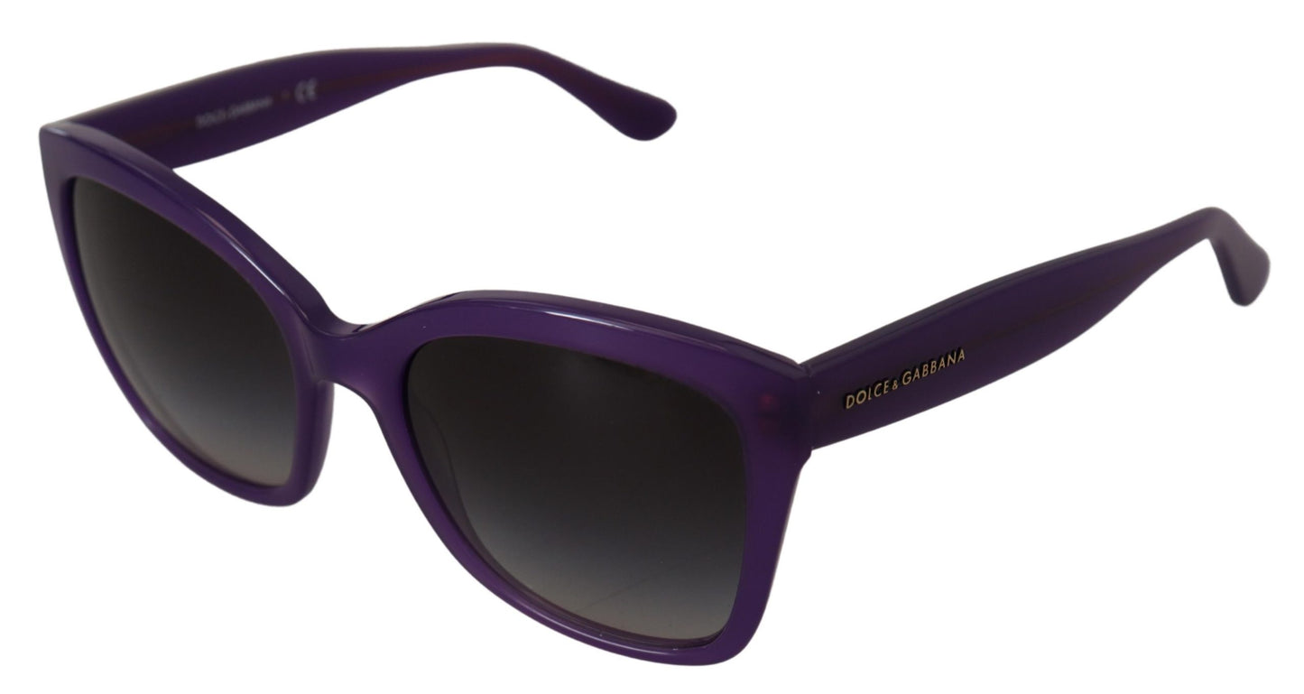 Elegantes gafas de sol con lentes degradados de color morado