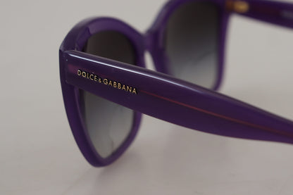 Elegantes gafas de sol con lentes degradados de color morado