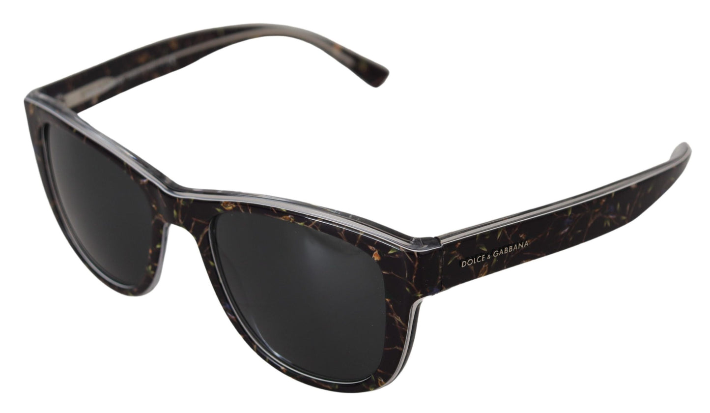 Elegantes gafas de sol de acetato negro para mujer