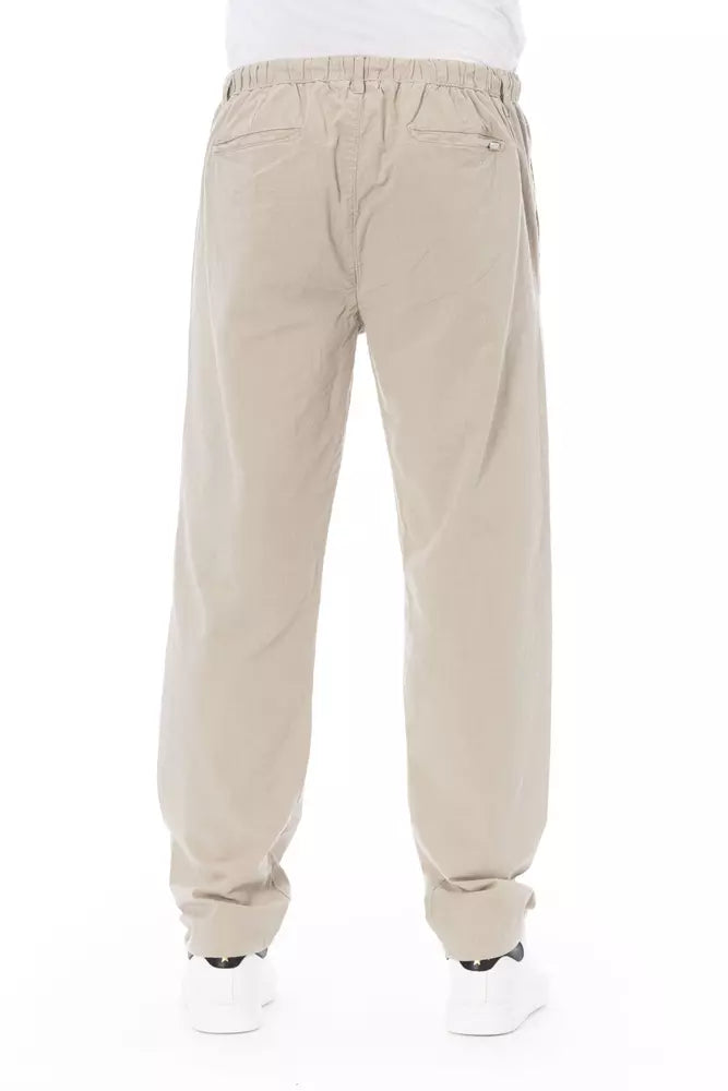 Pantalón chino beige elegante para hombre