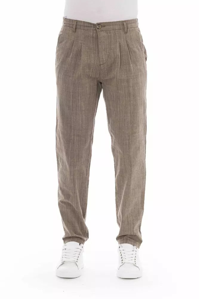 Pantalón chino beige elegante para hombre