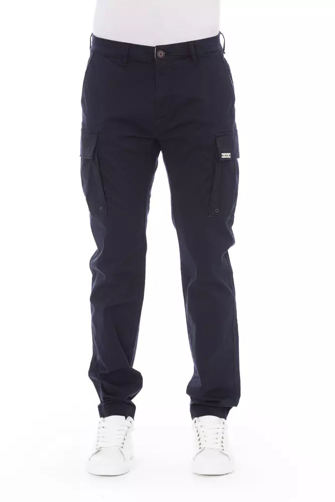 Pantalón cargo azul chic para hombre