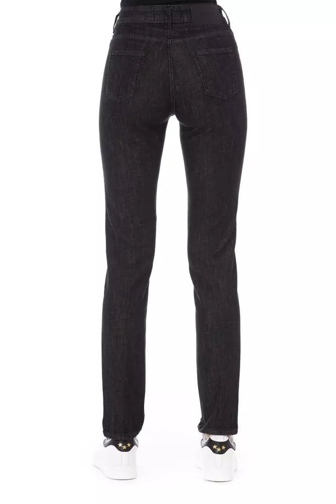 Black Cotton Women's Jean