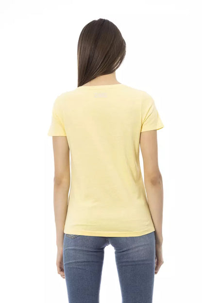 Zonneschijn geel casual chic T-shirt