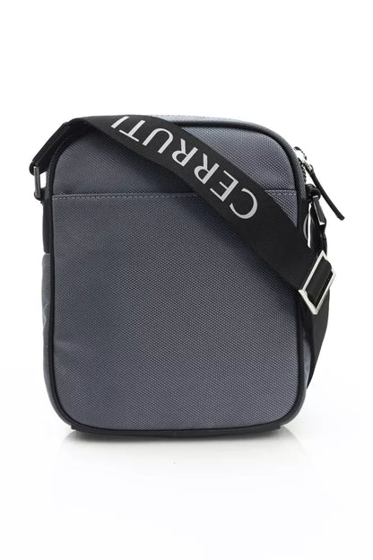 Gray Nylon Men Messenger Bag