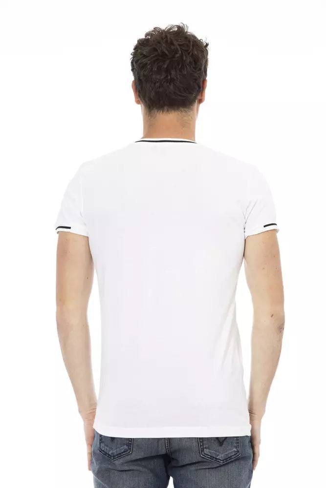 White Cotton Men TShirt