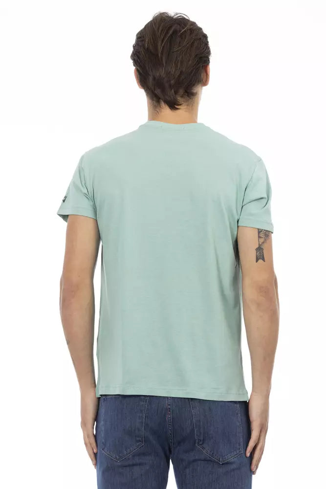 Elegant T-shirt met V-hals en korte mouwen