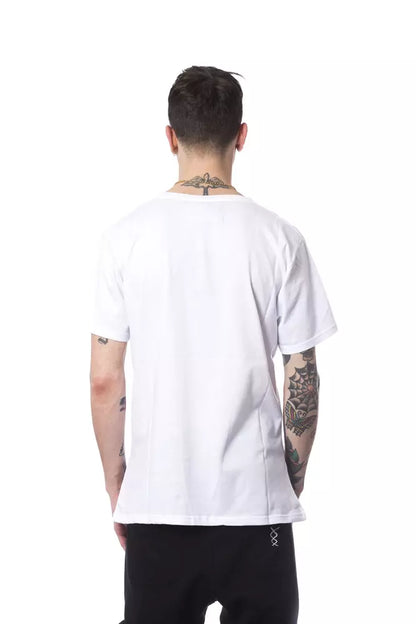 White Cotton Men's T-Shirt