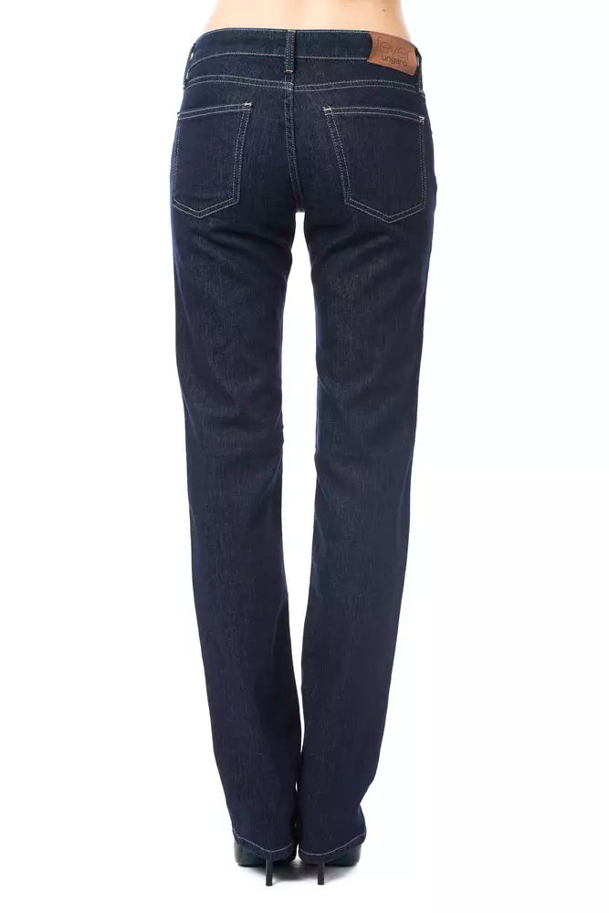 Blue Cotton Women Jeans