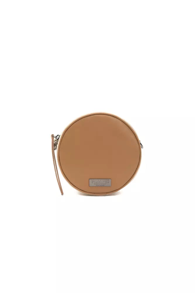 Brown Leather Women Crossbody Bag