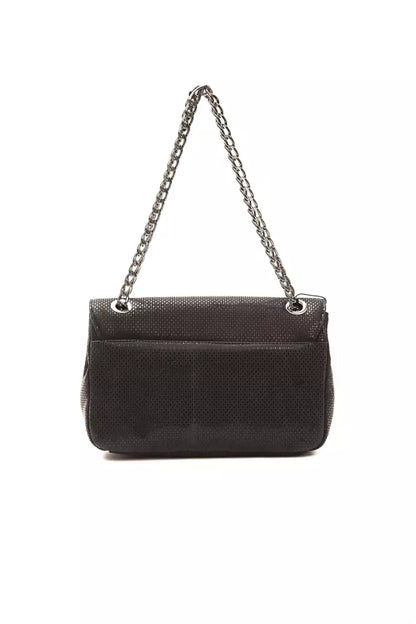 Black Leather Women Crossbody