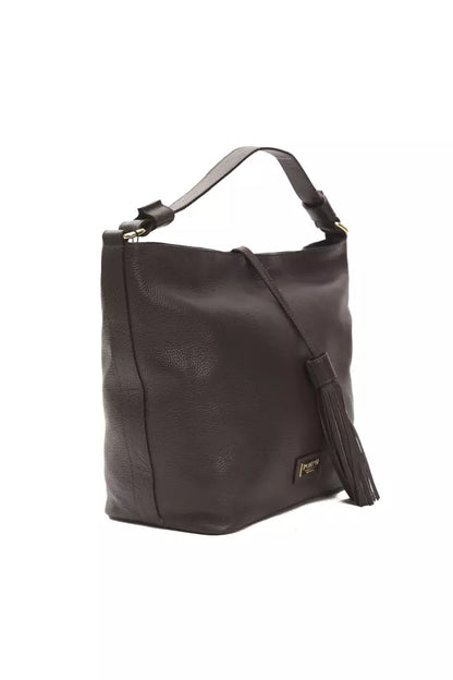 Brown Leather Women Shoulder Bag