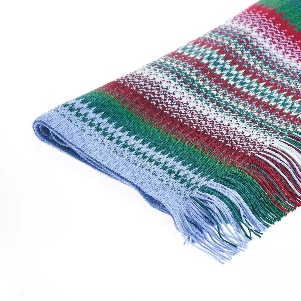 Multicolor Wool Men Scarf