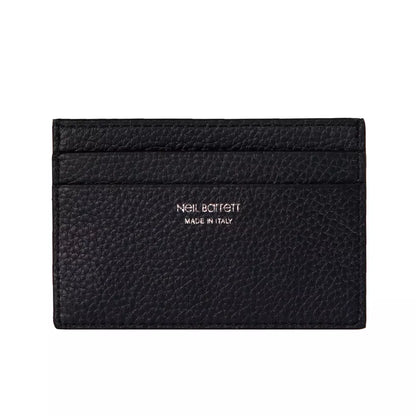 Black Leather Mens Card Holder