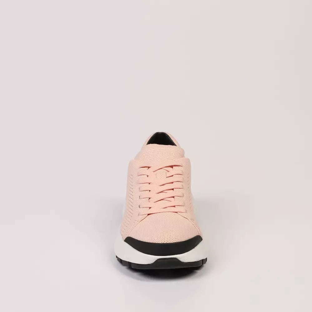 Pink Textile Men Sneaker