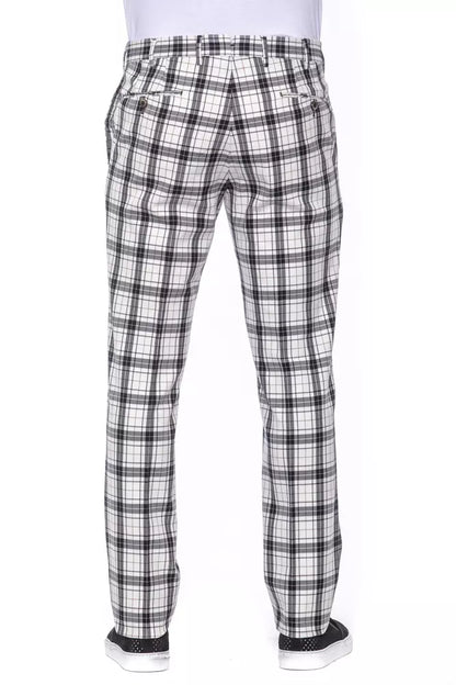 Black Cotton Men Trouser