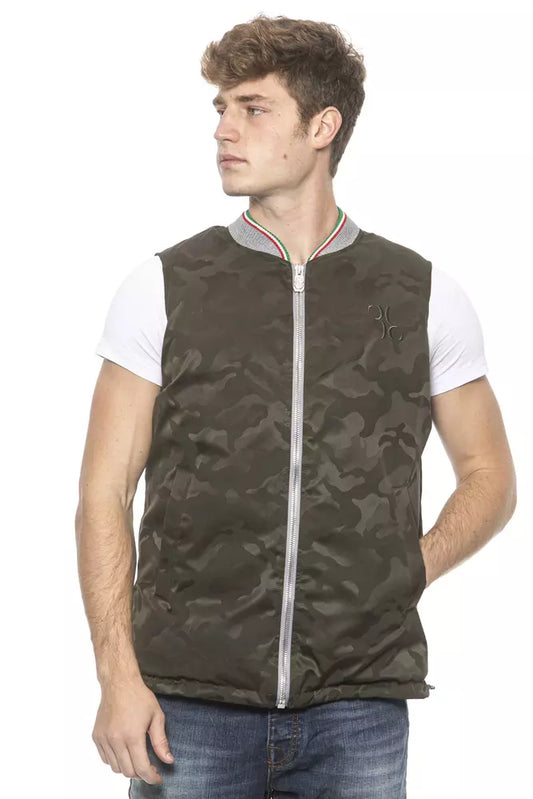 Chaleco de diseñador para hombre Chic Army