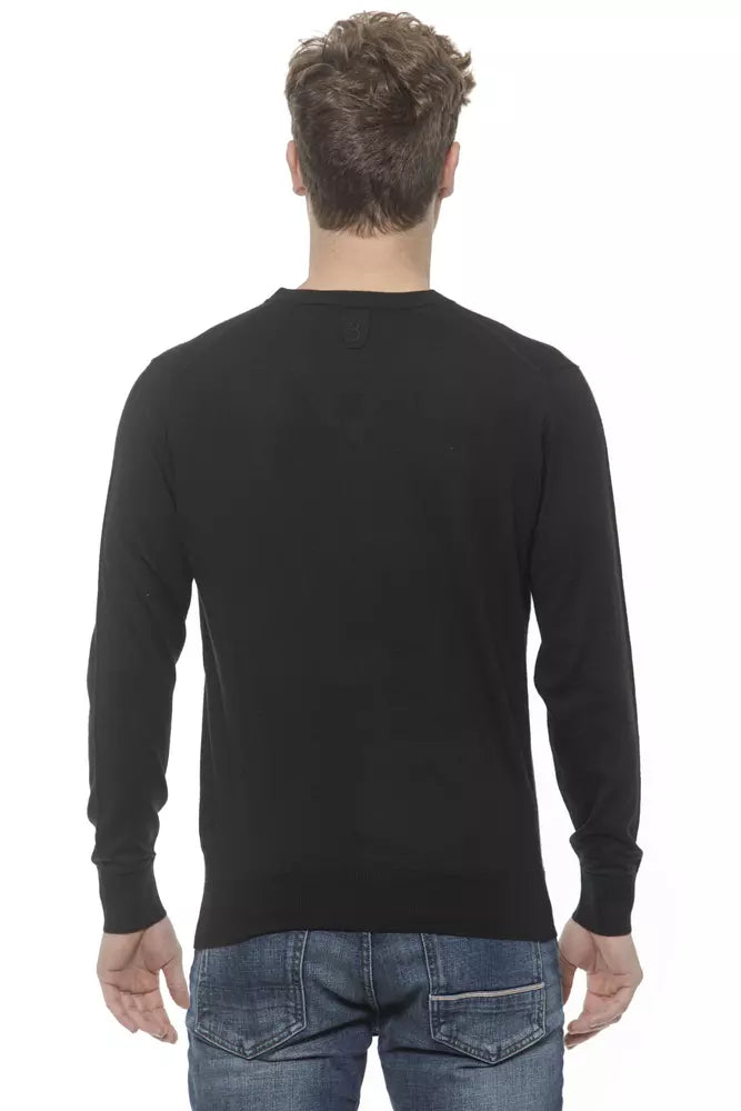 Black Cashmere Men Sweater