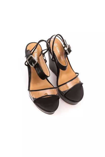 Black Polyethylene Women Sandal