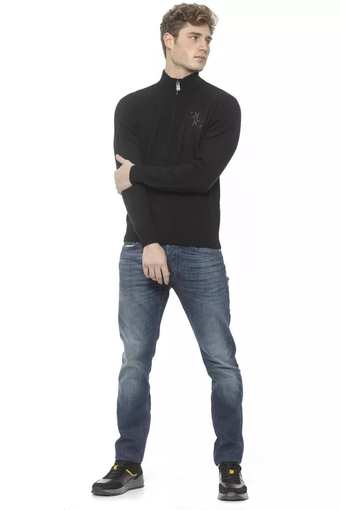 Black Cashmere Men Sweater