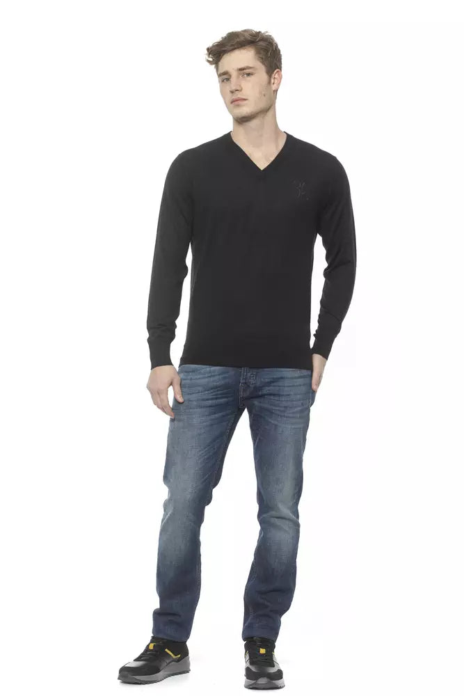 Black Cashmere Men Sweater