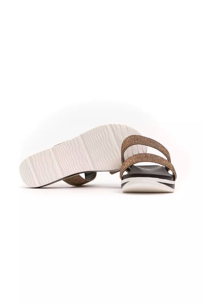 Beige Polyethylene Women Sandal