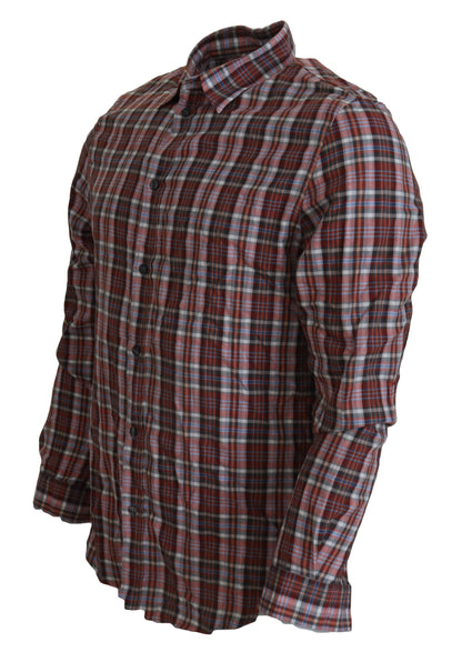 Multicolor Cotton Casual Men's Shirt