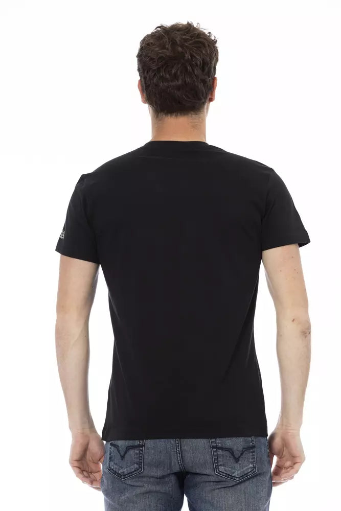 Elegant T-shirt met V-hals en korte mouwen