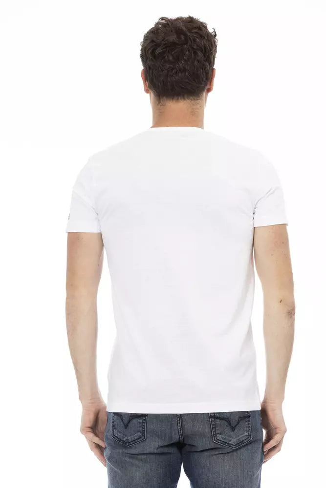 Elegant T-shirt met korte mouwen en V-hals