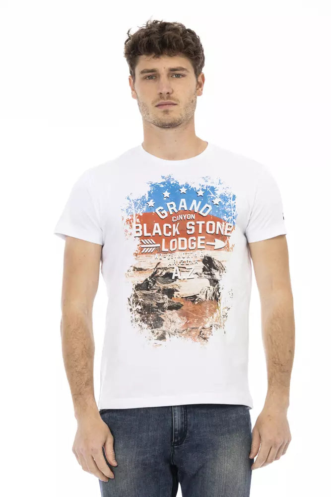 Camiseta Trussardi Action Classic con cuello redondo