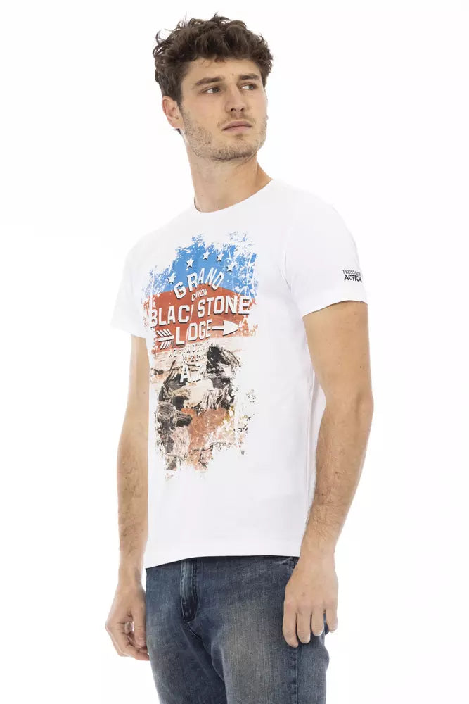 Camiseta Trussardi Action Classic con cuello redondo