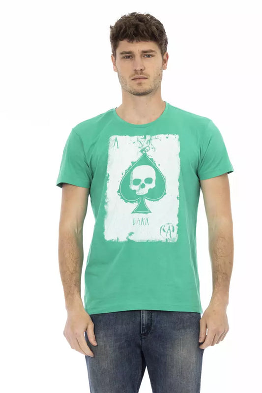 Camiseta de manga corta Emerald Casual Elegance