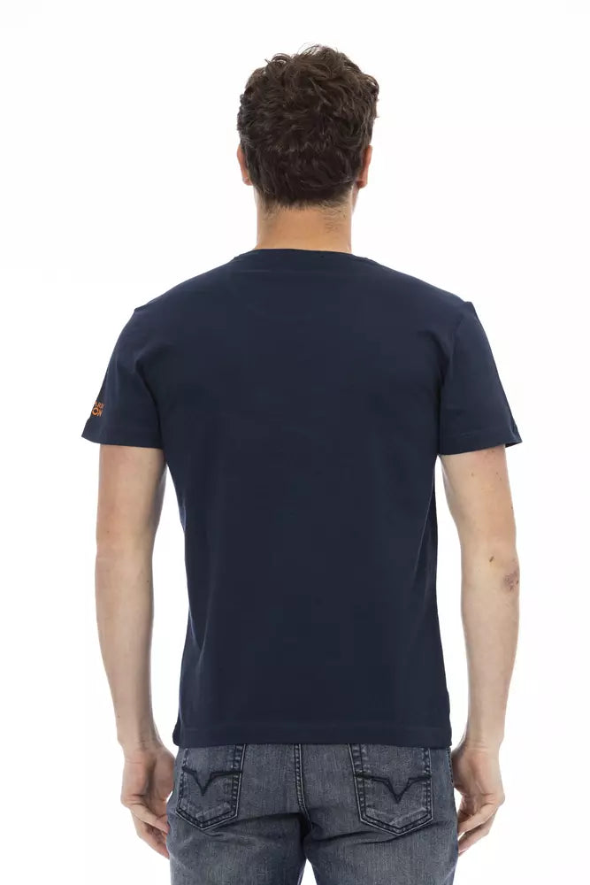 Elegant T-shirt met ronde hals en korte mouwen