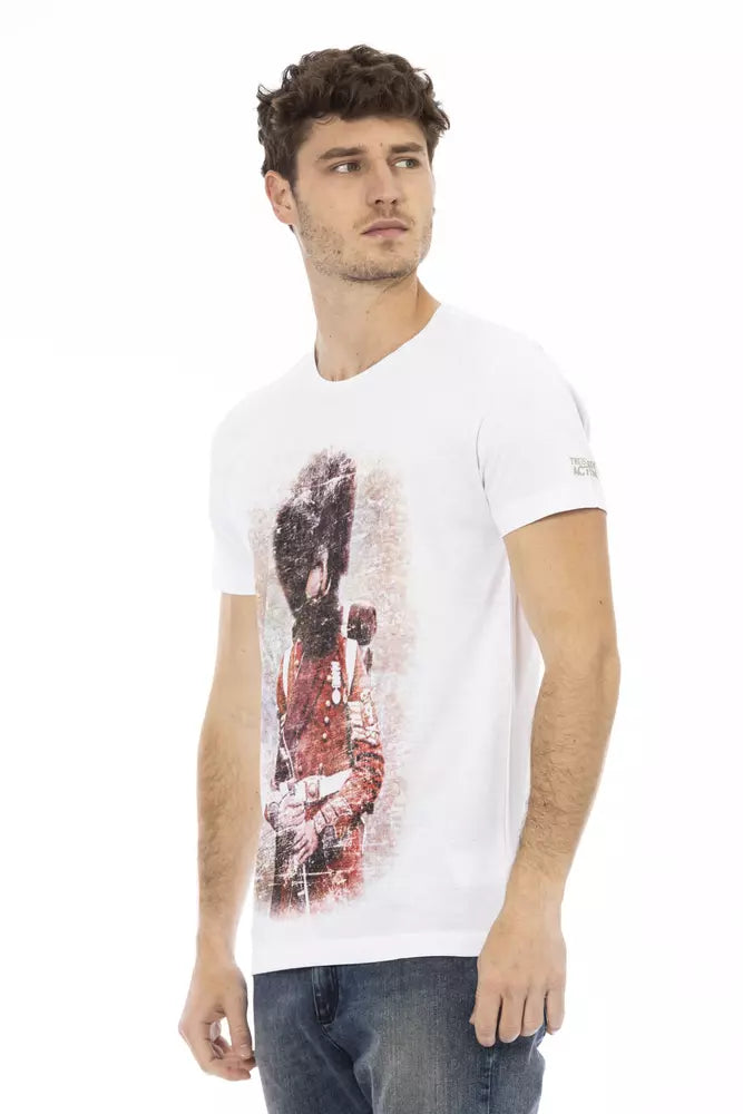 Elegant T-shirt met ronde hals en korte mouwen