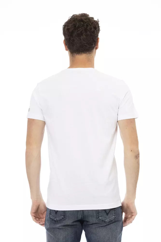 Elegant T-shirt met ronde hals en korte mouwen