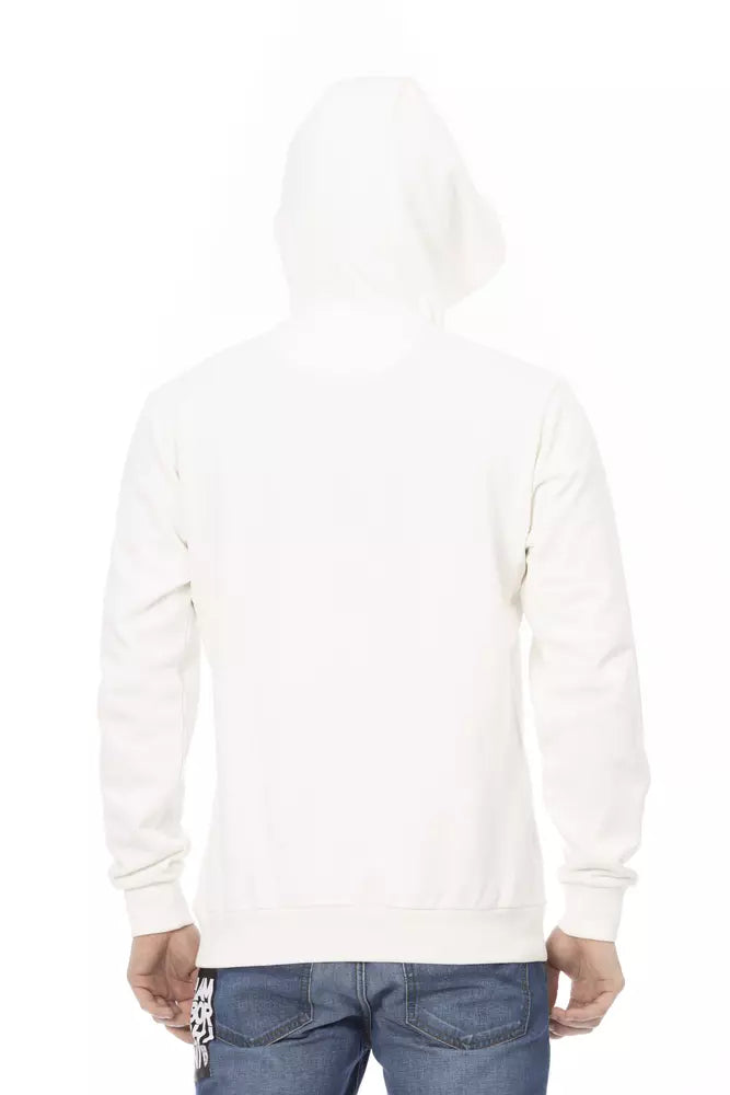 White Cotton Men Sweater