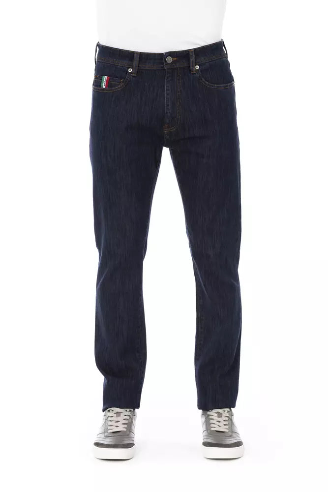 Blue Cotton Men's Jean