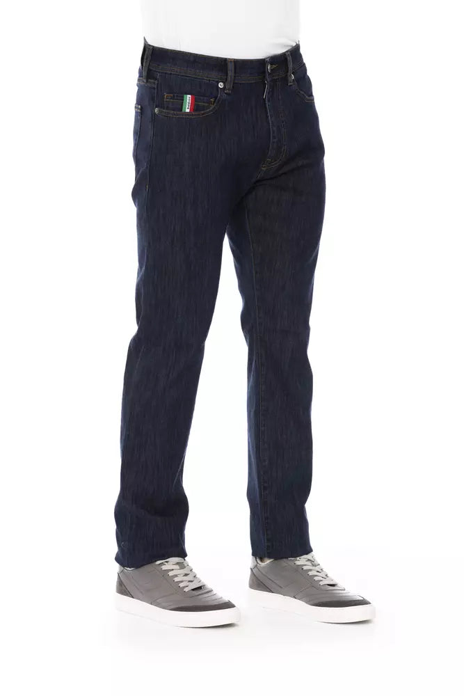 Blue Cotton Men's Jean